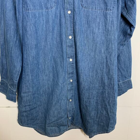 GRLFRND Mariana in Already Gone Denim Dress Womens Medium USA MADE - Picture 10 of 16